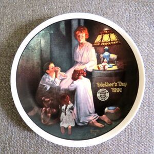 Norman Rockwell Vtg 1990 "Mother's Day" ltd edition Collector's Place EUC